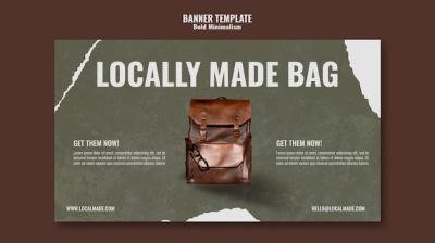 Stylish Traveling Bag Banner Template – Download Free Stock Photo