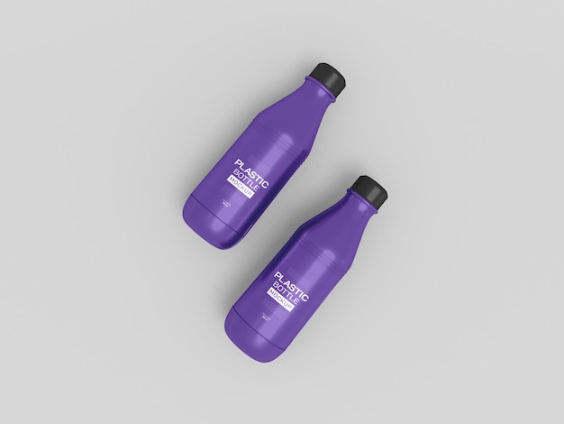 Plastic Water Bottle Mockup – Free to Download