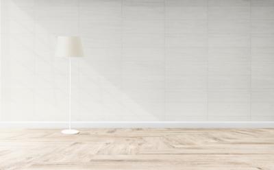 Stylish Standing Lamp in a Living Room – Free Download