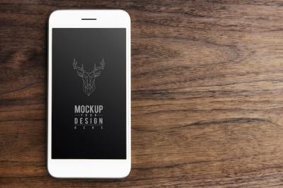 Mobile Phone Screen Mockup Template – Download Free Stock Photo