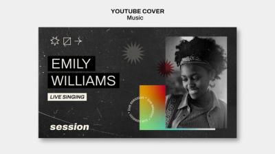 Music Show YouTube Cover Template – Free Download