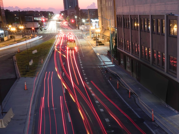 Light Trails on Road at Night – Free Stock Photo for Download