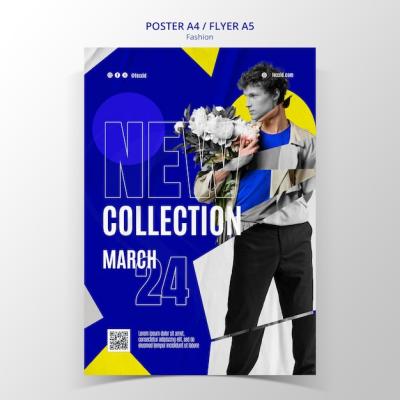 Fashion Collection Poster Template – Free Download, Download Free Stock Photo