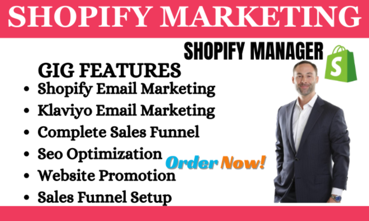 I Will Boost Your Shopify Sales with Complete Ecommerce Marketing and Promotion