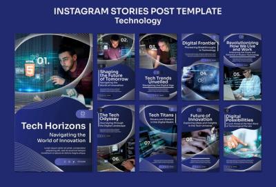 Technology Template Design – Free Download