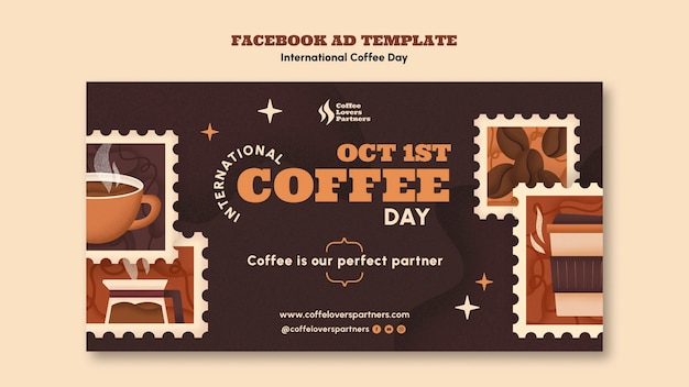 International Coffee Day Facebook Template – Free Download