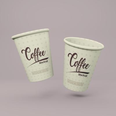 Paper Cup Stationery Mockup with Logo – Free Download