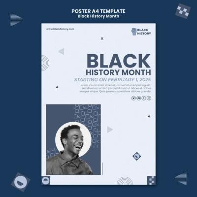 Black History Month Poster Design – Free Stock Photo, Download for Free