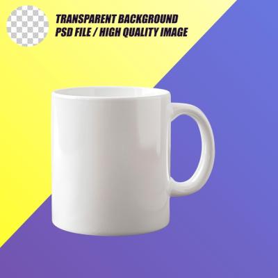 Mug on Transparent Background PSD File – High Quality Image for Free Download