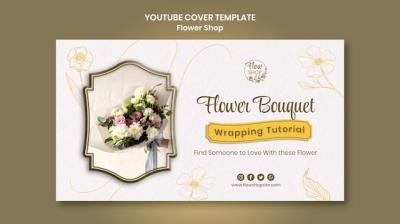 Flower Shop Wrapping Tutorial YouTube Cover – Free Download