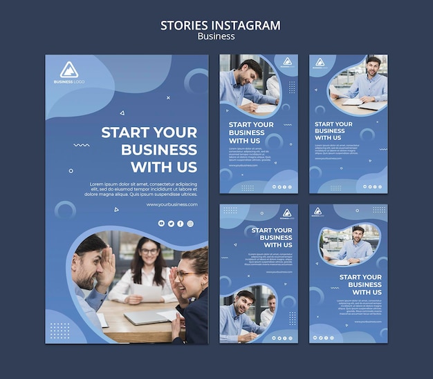 Instagram Stories for Business Concepts – Free Download