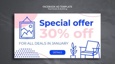 Real Estate Facebook Template – Free Download