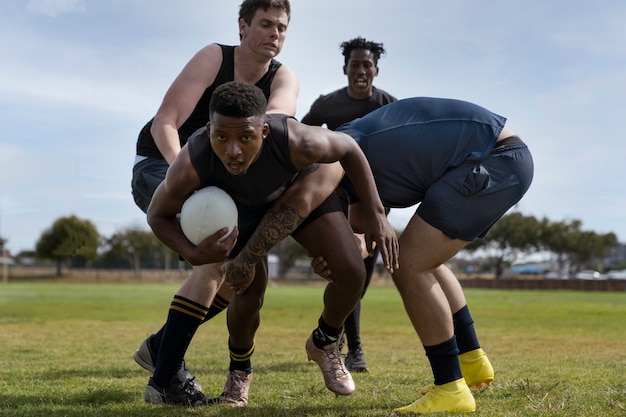 Men Playing Rugby on the Field – Free Stock Photo, Download Free