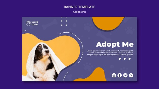 Adopt a Pet Banner – Download Free Stock Photo