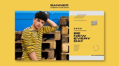 Urban Fashion Template Banner – Free Download