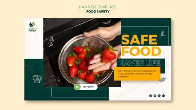 Food Safety Banner Design Template – Download Free Stock Photo