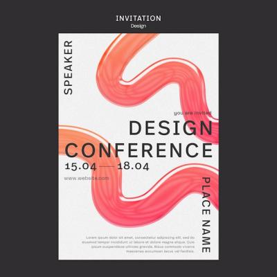 Design Conference Invitation Template – Free Download