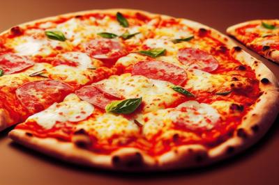 Close-Up of Italian Pizza with Cheese: Free Download Stock Photo