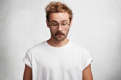 Young Man with Beard and Round Glasses – Free Stock Photo, Download Free Stock Photo