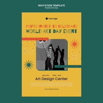 World Art Day Celebration Invitation – Free Download