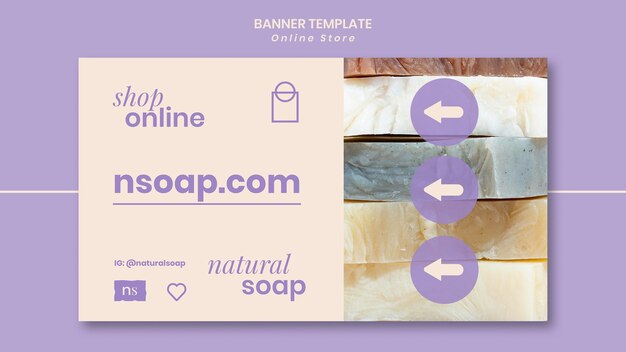 Handmade Soap Shop Banner Template – Free Download