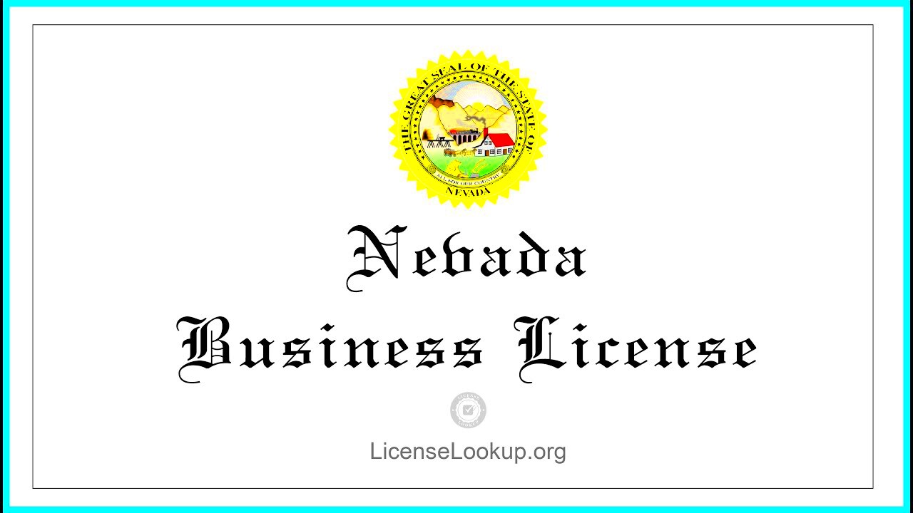 Nevada Business License What You need to get started license Nevada 