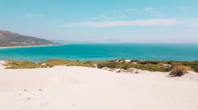 Stunning View of Sea and Sandy Beach – Free Download