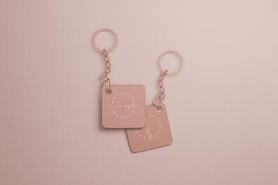 Keychain Mockup – Free Download