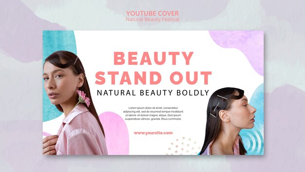 Natural Beauty Festival Template Design – Free to Download