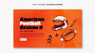 American Football YouTube Cover Template – Free Download