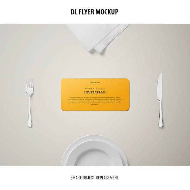 DL Flyer Mockup – Free Download