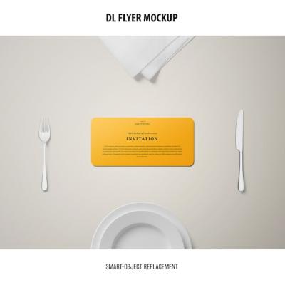 DL Flyer Mockup – Free Download