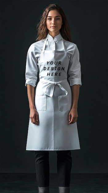 White Apron Mockup – Free Download, Free Stock Photo