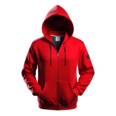 A Red Hoodie Mockup with Transparent Background – Free Download