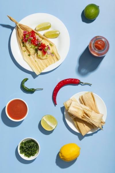 Tamales Ingredients Flat Lay – Free Download, Download Free Stock Photo