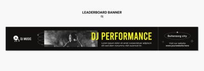 Dj Template Design – Free to Download High-Quality PSD Templates