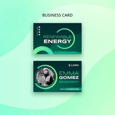 Gradient Renewable Energy Template – Free Download