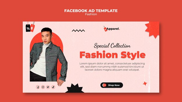 Fashion Business Facebook Template – Free Download