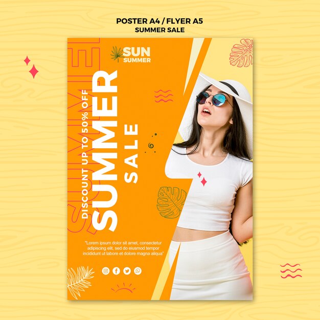 Summer Fashion Sale Poster – Free Download