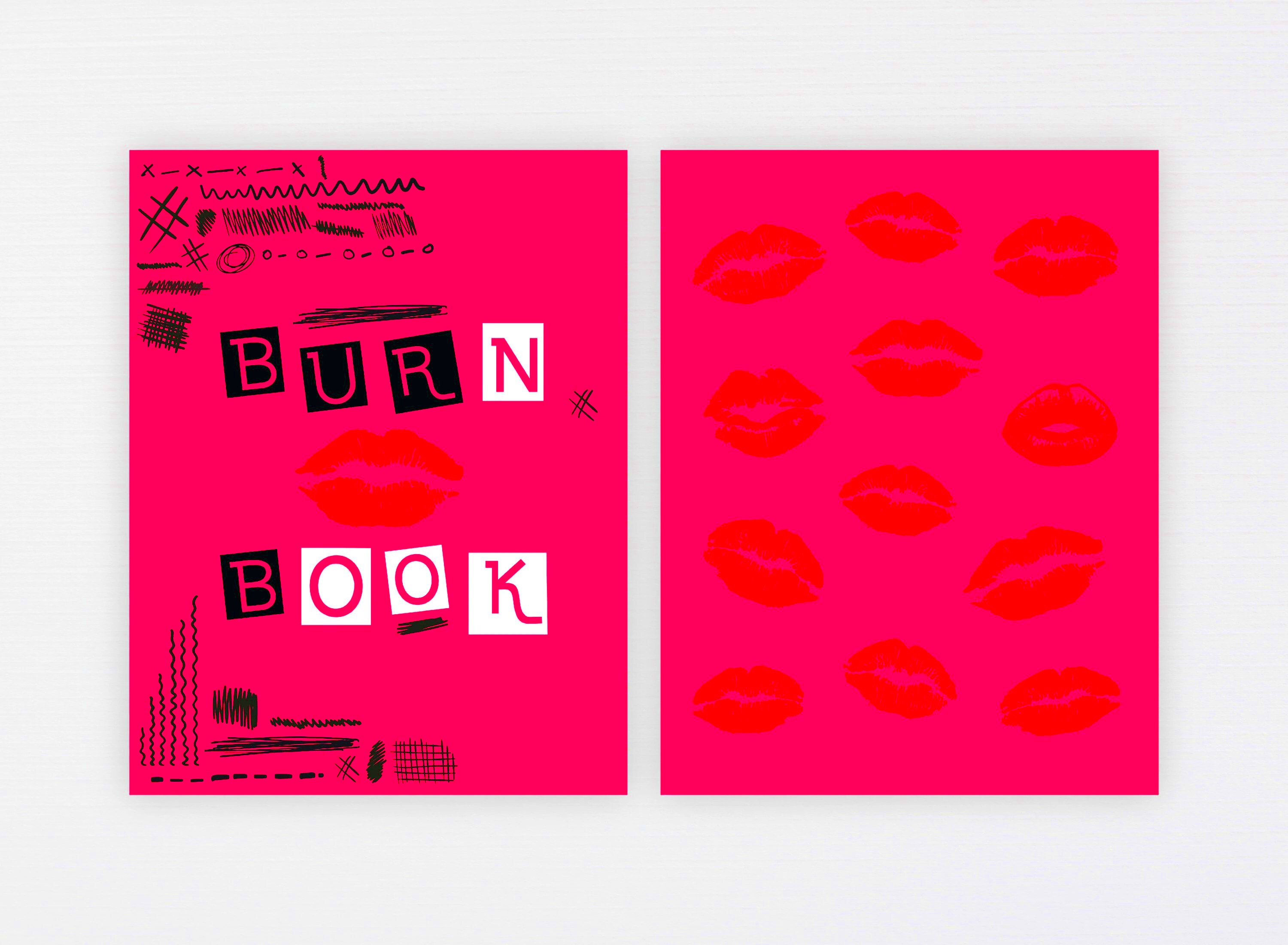 Burn Book Template Canva