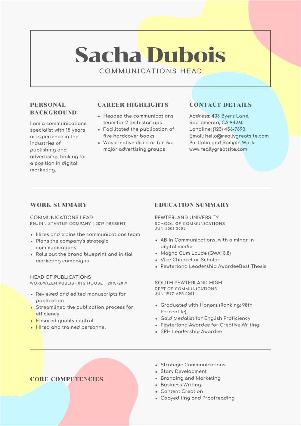 10 Free Canva Resume Templates Review