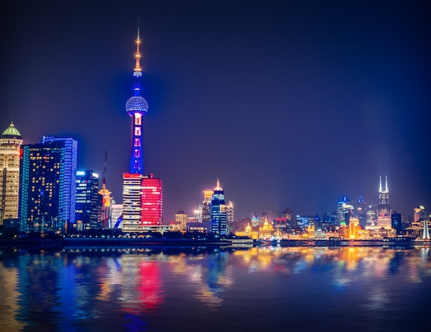 Nighttime Views of Shanghai, China – Free Download