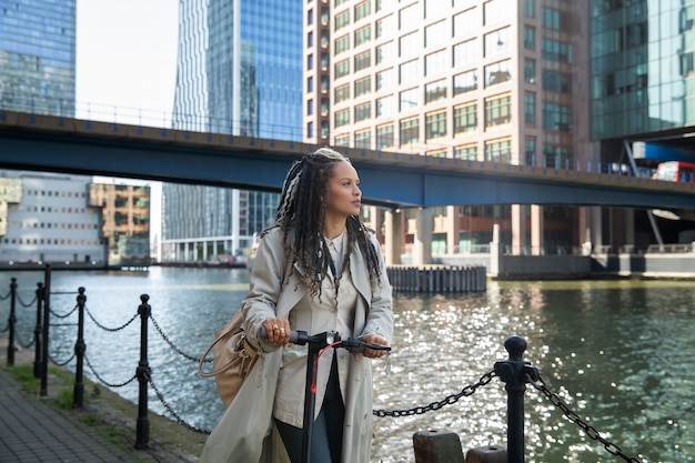 Young Woman on Electric Scooter – Free Stock Photo for Download