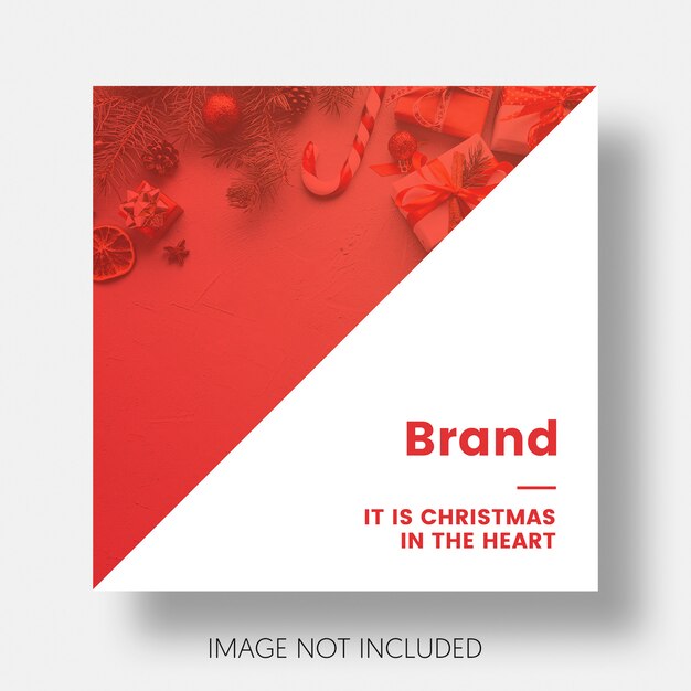 Christmas Social Media Post Template for Instagram – Free Download