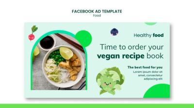 Delicious Food Facebook Template – Free Download, Download Free Stock Photo