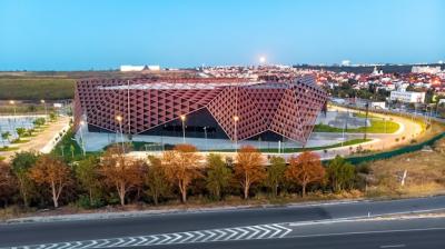 Chisinau Arena at Twilight in Moldova – Free Download