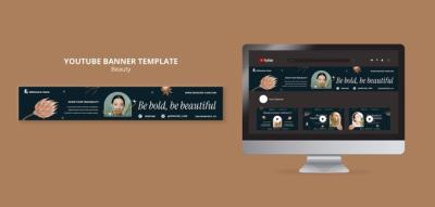 Realistic Beauty Concept YouTube Banner – Free Stock Photo, Download for Free