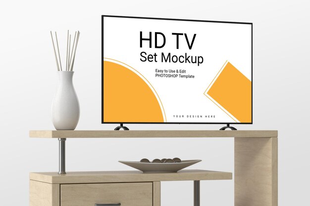 Television Screen Mockup – Free to Download