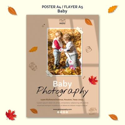 Baby Photography Poster Template – Free Download