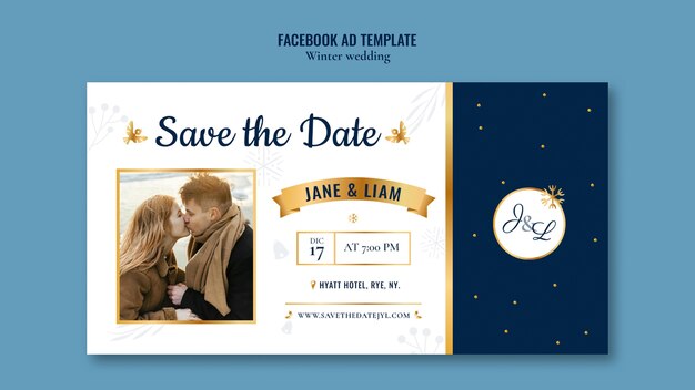 Flat Design Wedding Template – Free Download